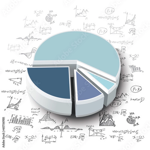 Obraz business graphs