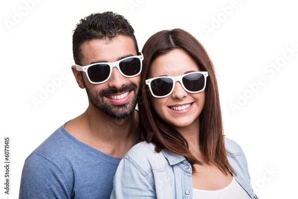 Obraz Portrait of a funny couple
