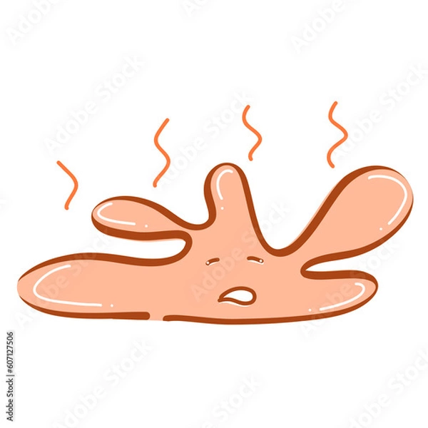 Obraz Orange with hot air