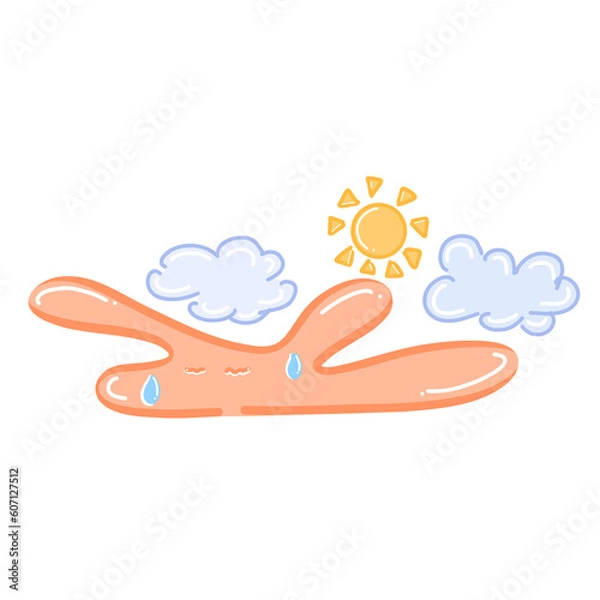 Obraz Orange with sunny