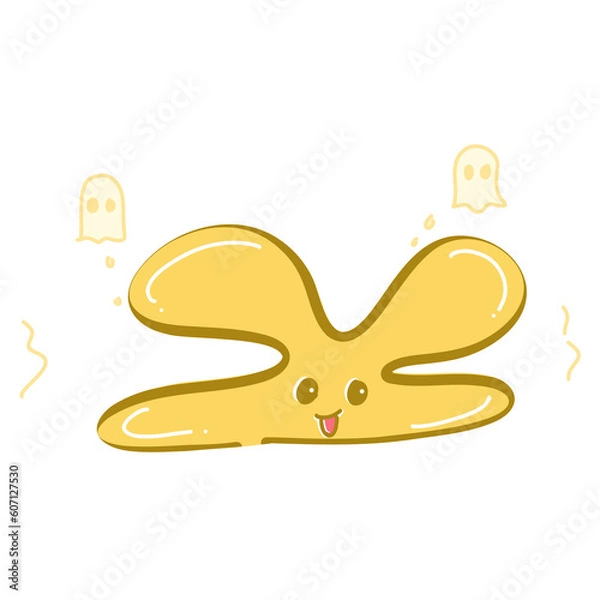 Obraz Yellow little ghost