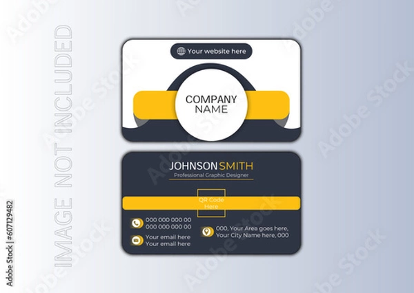 Obraz modern business card print templates.