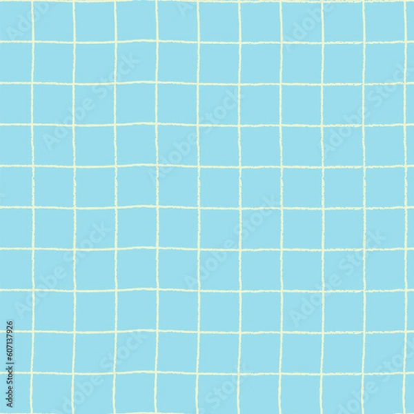 Fototapeta Seamless checkered repeating pattern for wrapping paper, surface design and other design projects in futuristic aesthetics and retro futurism