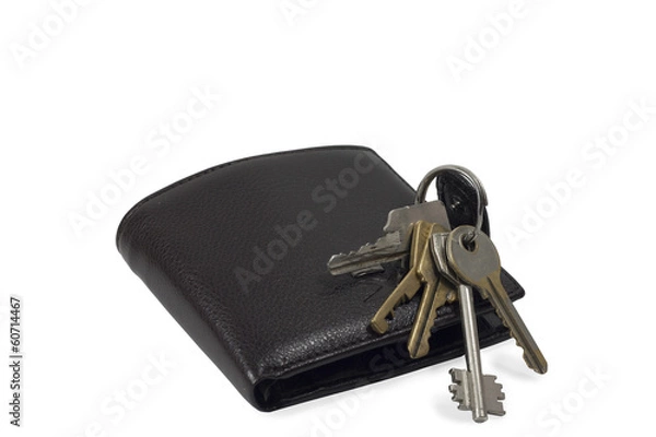 Obraz Wallet and  keys