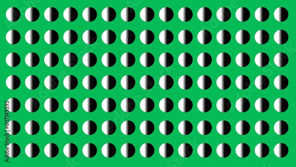 Obraz abstract background black and white circles