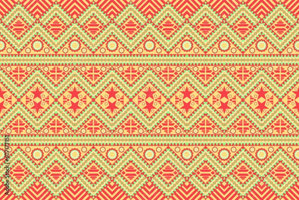 Fototapeta seamless pattern with elements