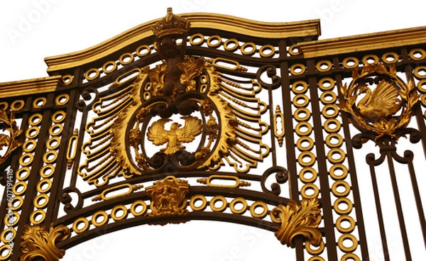 Obraz wrought iron gate