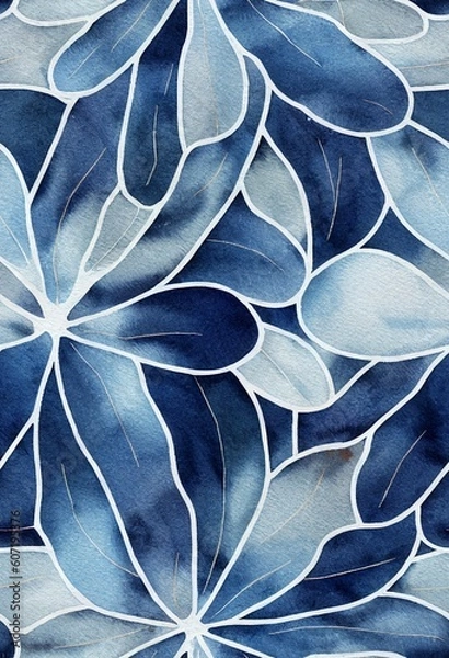 Obraz Abstract geometric design wallpaper Generative AI