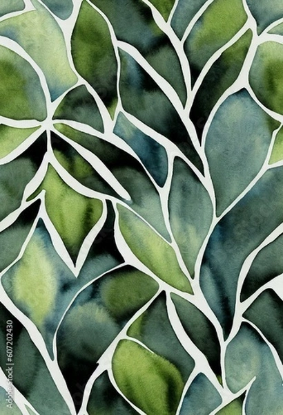 Obraz Abstract geometric design wallpaper Generative AI