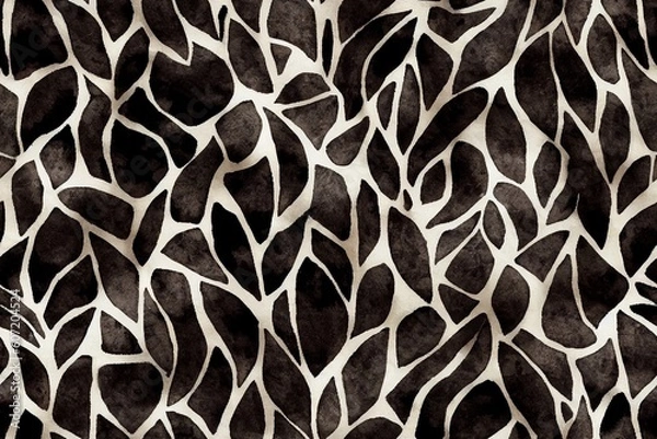 Obraz Abstract geometric design wallpaper Generative AI