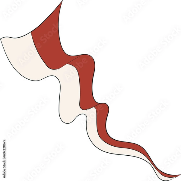 Obraz Flag Hand Drawn
