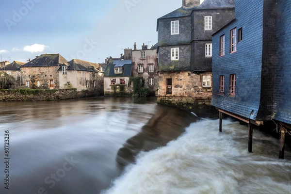 Fototapeta Pont habité, Landerneau