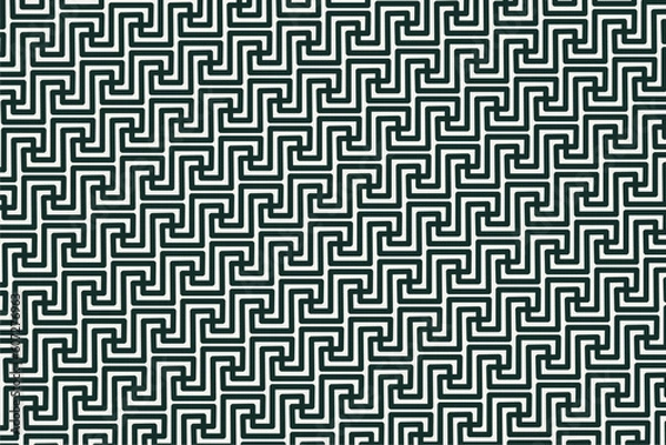 Fototapeta 日本風イラスト背景☆北斎模様☆ベクター素材