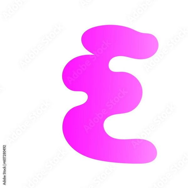Fototapeta Colorful Gradient Abstract Shape