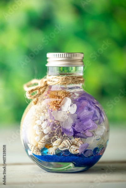 Fototapeta ハーバリウムの写真素材　インテリアイメージ