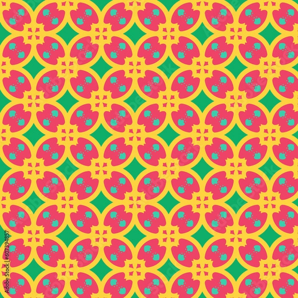 Fototapeta Design for book, notebook and calendar covers. high quality textile design. various geometric shapes for fabricated products