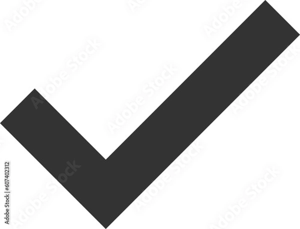 Fototapeta Check mark icon vector symbol design element.
