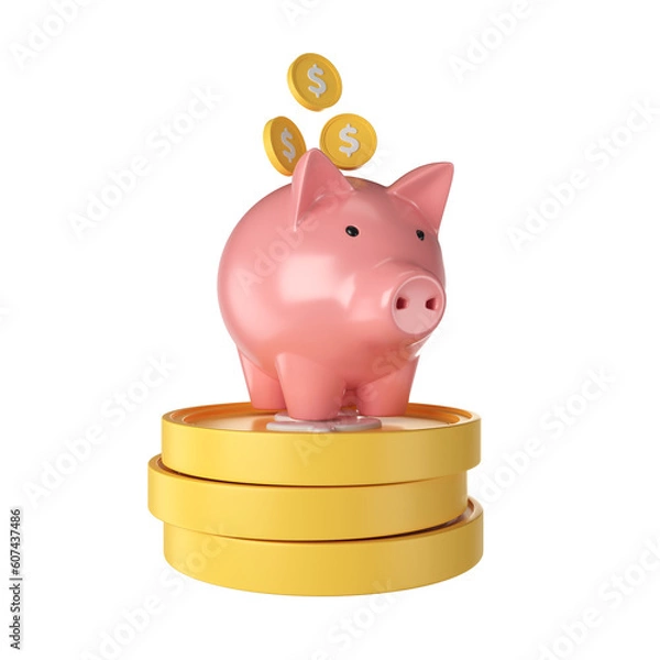 Fototapeta Creative 3D Illustrations: Capturing the Essence of Business, Finance, and Success