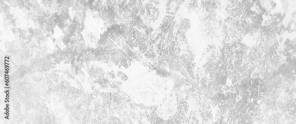 Fototapeta White background on cement floor texture, concrete texture, old vintage grunge texture design, white gray abstract grunge decorative stucco wall background. 