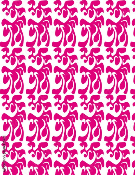 Obraz pink floral patterned background Ai