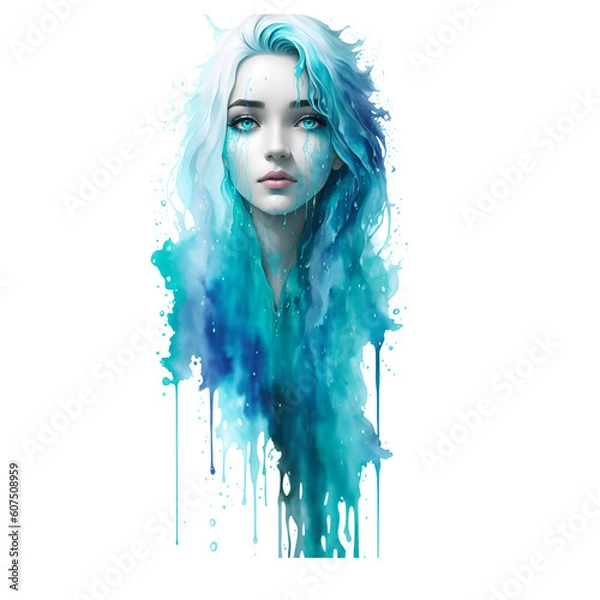 Fototapeta woman with hairstyle
