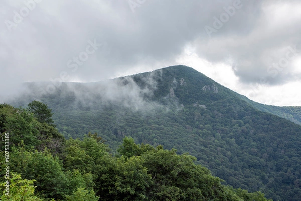 Obraz clouds over the mountains