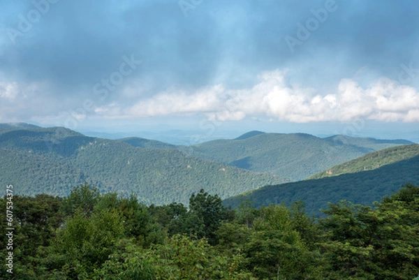 Obraz mountain landscape with clouds