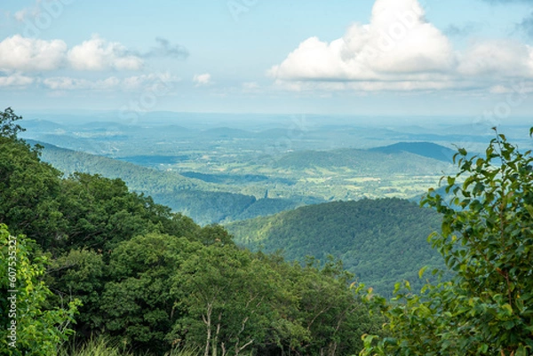Obraz clouds over the mountain