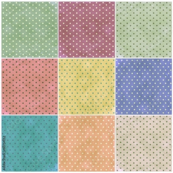 Fototapeta polka dot seamless pattern