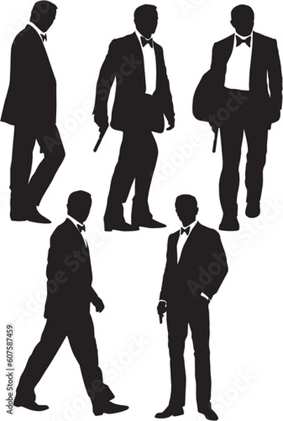 Fototapeta Some secret agent poses