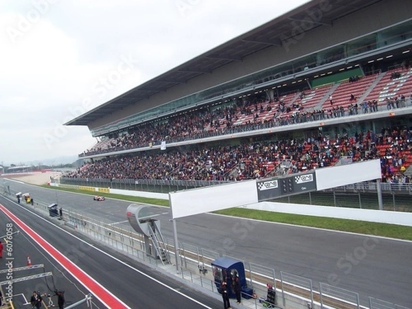 Fototapeta test w barcelonie 2008