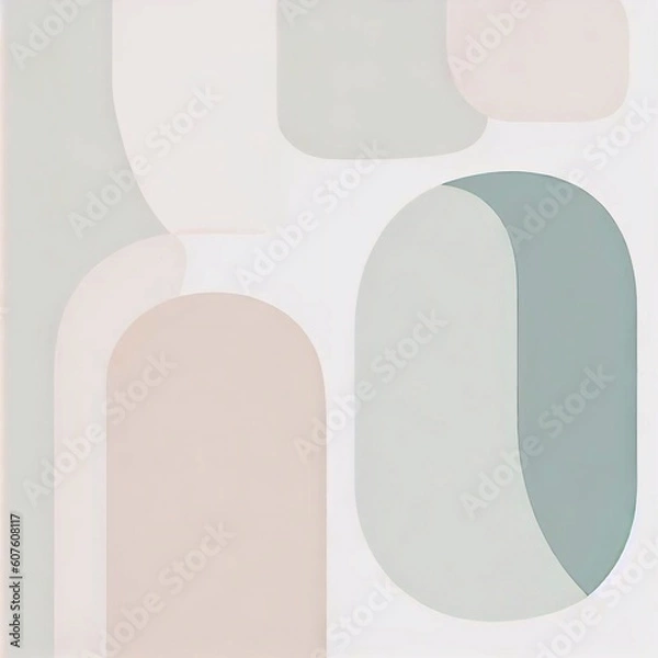 Fototapeta Subtle and understated patterns with clean lines and minimal colors