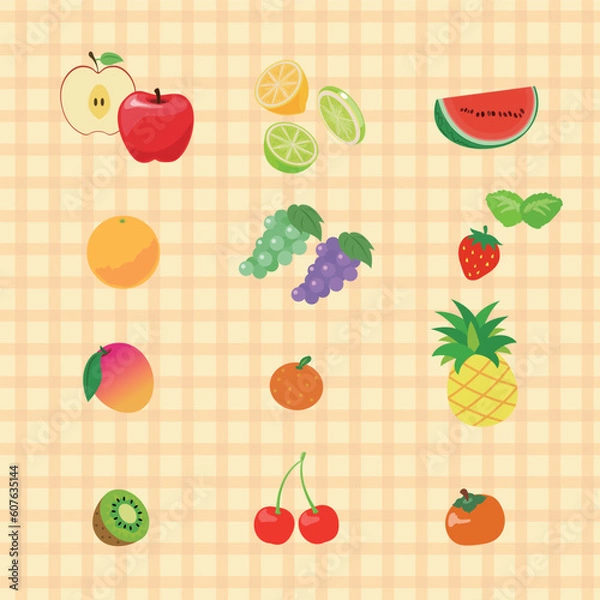 Fototapeta 果物・fruits