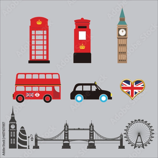 Obraz London・ロンドンの街並み