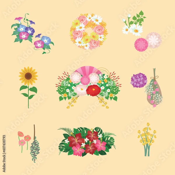 Obraz Flower・花（お正月〜夏）