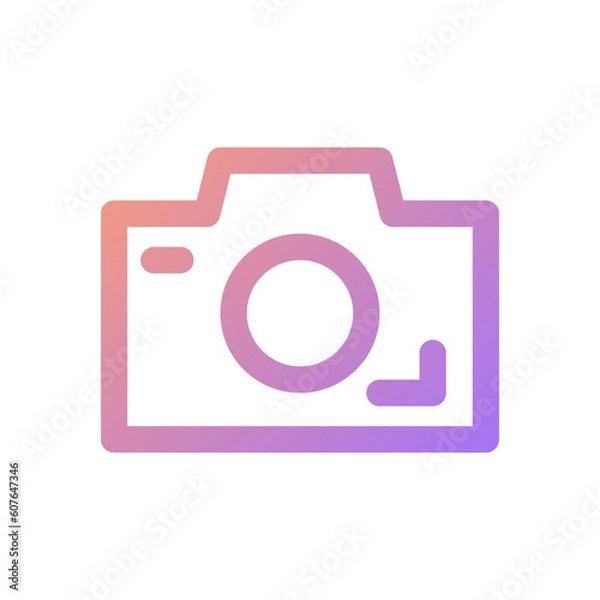 Fototapeta camera icon flat style vector