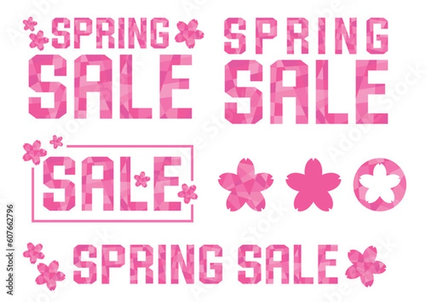 Fototapeta 春をイメージしたタイトルイメージ