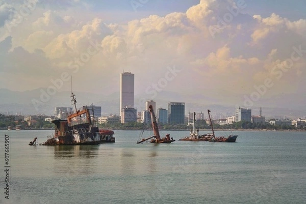 Obraz panoramic ship city