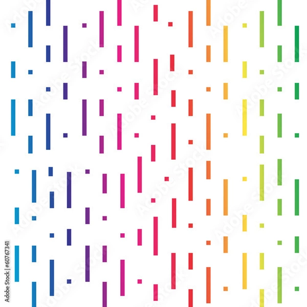 Fototapeta Abstract rainbow lines. Vector illustration