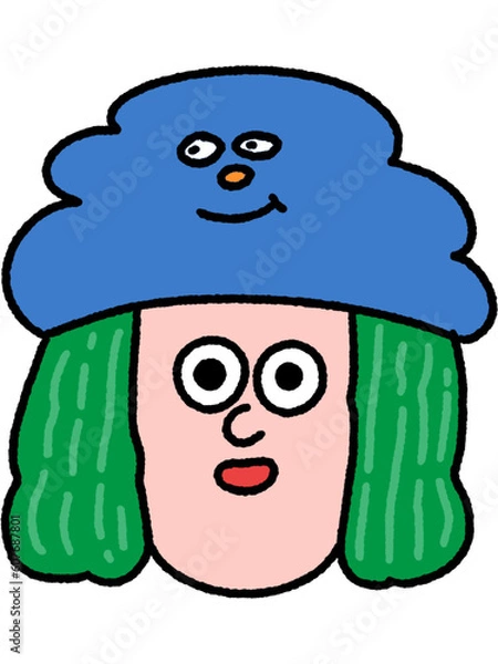 Fototapeta Character emotional 