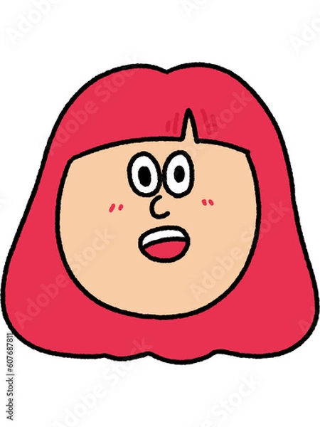 Fototapeta Character emotional 