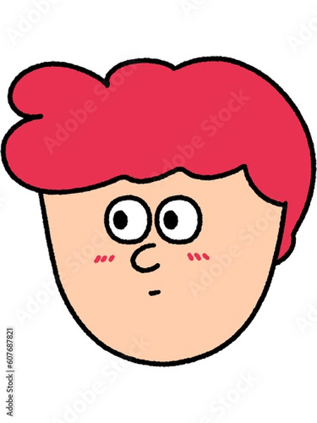 Fototapeta Character emotional 