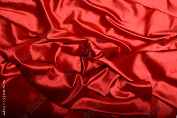 Fototapeta Red silk background