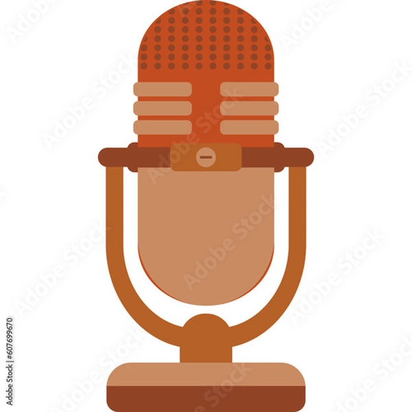 Obraz Retro Microphone Illustration