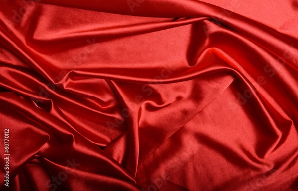 Fototapeta Red silk background