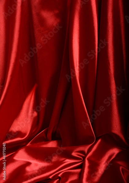 Obraz Red silk background
