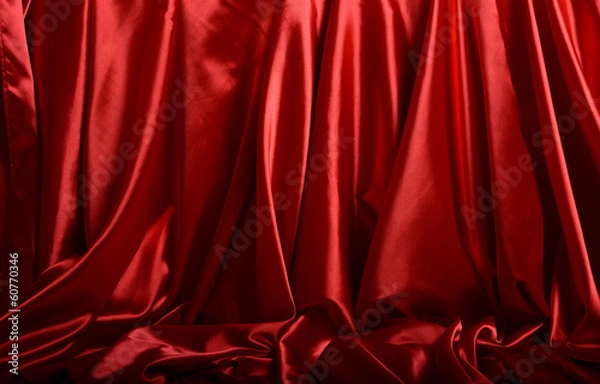 Obraz Red silk background