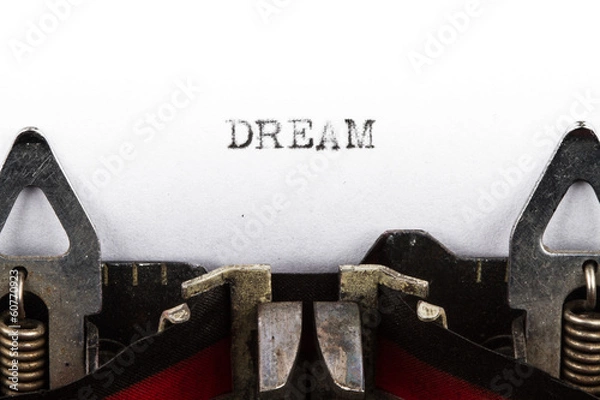 Obraz Typewriter with text dream