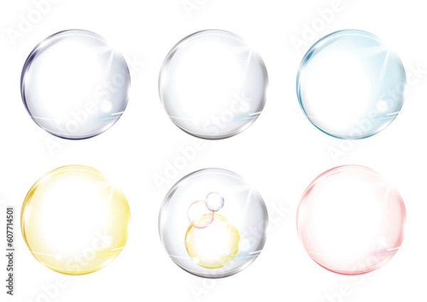 Obraz 背景透過のきらめく水滴