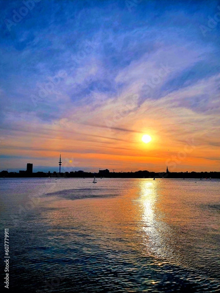 Obraz sunset over the sea